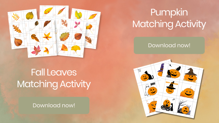 Showing 2 products in Etsy store. Pumpkin Matching and Leaf Matching