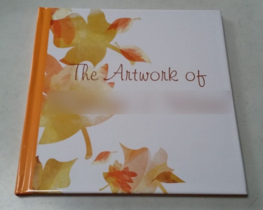 Picture of Mom's photo book cover