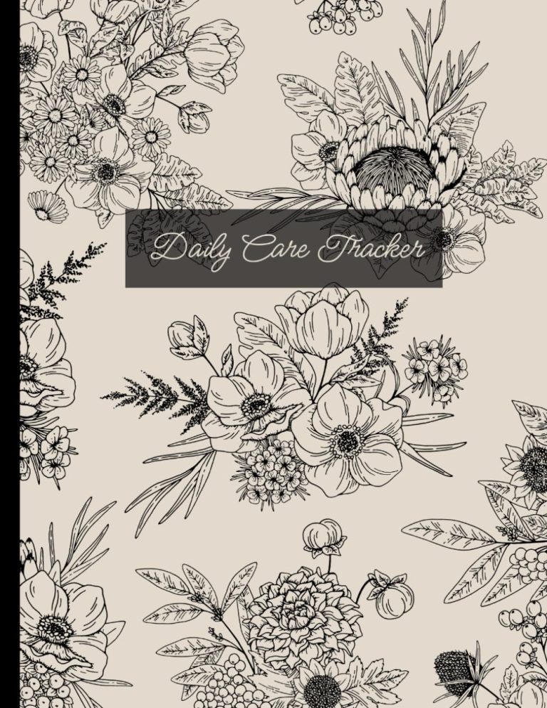 Picture of Daily Care Tracker available on Amazon KDP