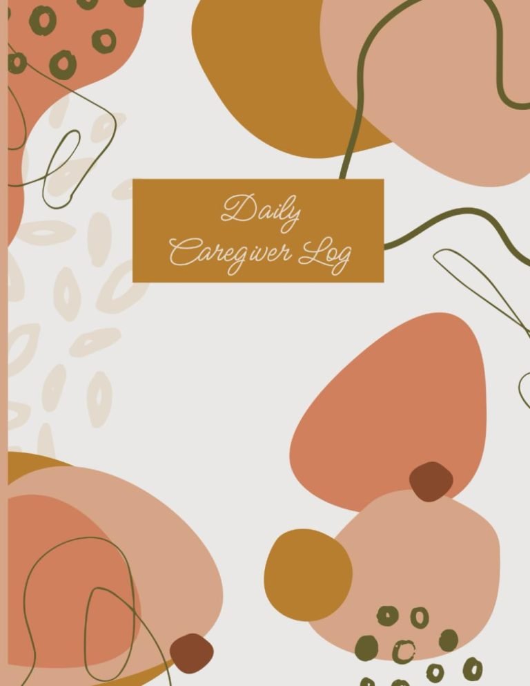 Picture of Daily Caregiver Log available on Amazon KDP
